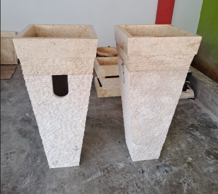 Pedistal Kotak Marmo