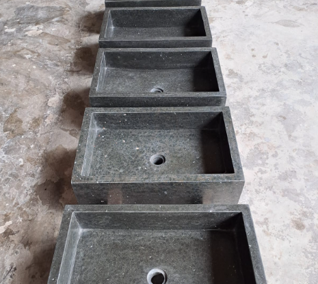 Wastafel Kotak Batu Andesit